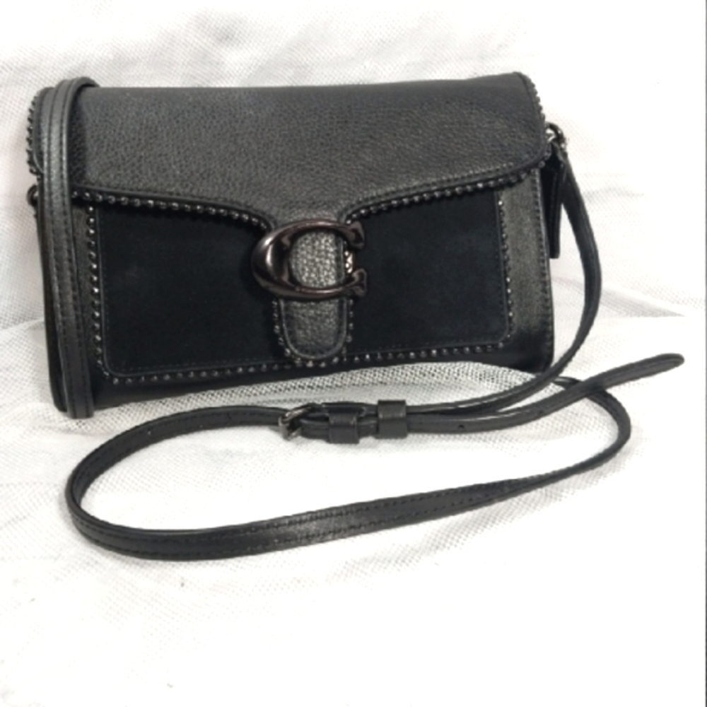 Coach Tabby Black Leather Crossbody Bag